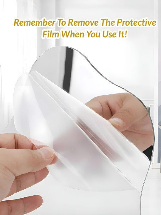 Combo of Oval Shape & Square Shape Mirror (Pack of 2)